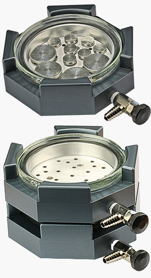 EM-Tec EM-Storr vacuum sample storage container